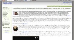 Desktop Screenshot of hairloss101.wikidot.com