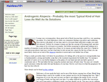 Tablet Screenshot of hairloss101.wikidot.com