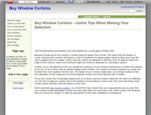 Tablet Screenshot of baywindowcurtains.wikidot.com