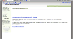 Desktop Screenshot of google-nemesis-review1.wikidot.com