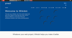 Desktop Screenshot of groep3.wikidot.com