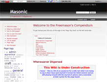 Tablet Screenshot of masonic.wikidot.com