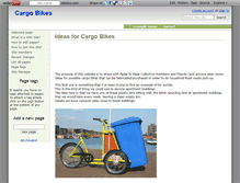Tablet Screenshot of cargobikes.wikidot.com