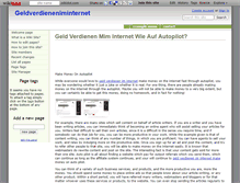 Tablet Screenshot of geldverdieneniminternet.wikidot.com