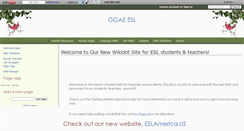 Desktop Screenshot of ggae-esl.wikidot.com