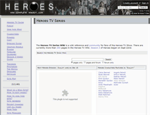Tablet Screenshot of heroes.wikidot.com