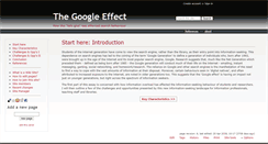 Desktop Screenshot of googleeffect.wikidot.com