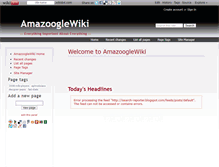 Tablet Screenshot of amazooglewiki.wikidot.com