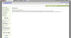 Desktop Screenshot of legallyshort.wikidot.com