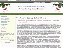 Tablet Screenshot of freereversephonedirectory.wikidot.com