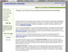 Tablet Screenshot of endometriosisinfertility.wikidot.com