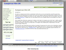 Tablet Screenshot of campervanhireuk.wikidot.com