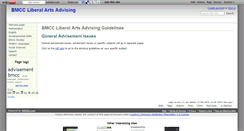 Desktop Screenshot of bmccadvising.wikidot.com
