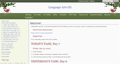Desktop Screenshot of languagearts8.wikidot.com