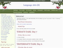 Tablet Screenshot of languagearts8.wikidot.com