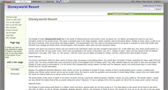 Desktop Screenshot of disneyworldresort.wikidot.com