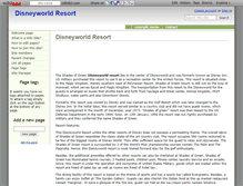 Tablet Screenshot of disneyworldresort.wikidot.com