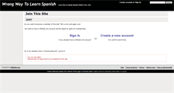 Desktop Screenshot of learnspanish.wikidot.com