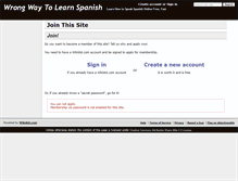 Tablet Screenshot of learnspanish.wikidot.com