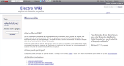 Desktop Screenshot of electrowiki.wikidot.com