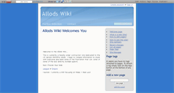 Desktop Screenshot of allods.wikidot.com