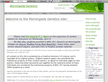 Tablet Screenshot of morningside-genetics.wikidot.com
