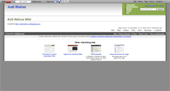 Desktop Screenshot of antiwalrus.wikidot.com