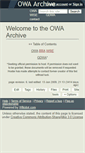 Mobile Screenshot of owaarchive.wikidot.com