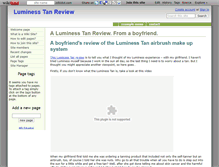 Tablet Screenshot of luminesstanreview.wikidot.com