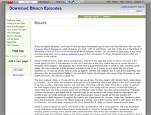Tablet Screenshot of downloadbleachepisodes.wikidot.com