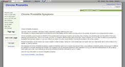 Desktop Screenshot of chronicprostatitis.wikidot.com