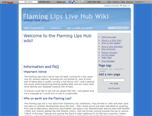 Tablet Screenshot of flaminglips.wikidot.com