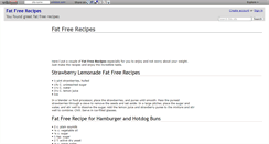 Desktop Screenshot of fatfreerecipes.wikidot.com