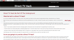 Desktop Screenshot of directtvhack.wikidot.com
