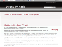 Tablet Screenshot of directtvhack.wikidot.com