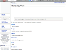 Tablet Screenshot of namsla.wikidot.com