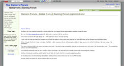 Desktop Screenshot of gamersforum.wikidot.com