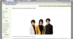 Desktop Screenshot of jonasbrothers.wikidot.com