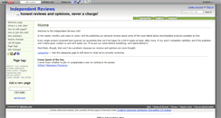 Desktop Screenshot of independent-review.wikidot.com