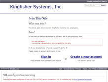 Tablet Screenshot of kingfishersys.wikidot.com