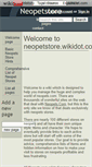 Mobile Screenshot of neopetstore.wikidot.com