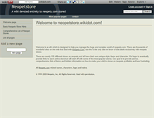 Tablet Screenshot of neopetstore.wikidot.com
