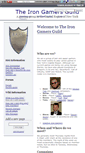 Mobile Screenshot of irongamersguild.wikidot.com