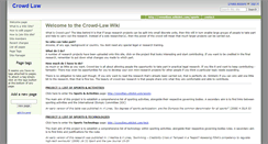 Desktop Screenshot of crowdlaw.wikidot.com