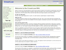 Tablet Screenshot of crowdlaw.wikidot.com