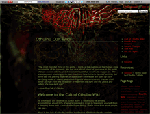 Tablet Screenshot of cultofcthulhu.wikidot.com