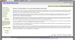 Desktop Screenshot of manmadediamonds.wikidot.com