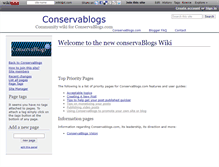 Tablet Screenshot of conservablogs.wikidot.com