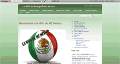 Desktop Screenshot of managerzonemexico.wikidot.com