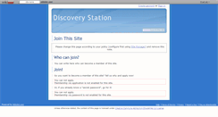 Desktop Screenshot of discoverystation.wikidot.com